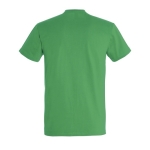 Gepersonaliseerde unisex 100% katoenen T-shirt 190 g/m2 SOL'S Imperial kleur groen achter aanzicht