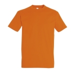 Gepersonaliseerde unisex 100% katoenen T-shirt 190 g/m2 SOL'S Imperial kleur oranje