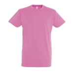 Gepersonaliseerde unisex 100% katoenen T-shirt 190 g/m2 SOL'S Imperial kleur roze