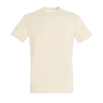 Gepersonaliseerde unisex 100% katoenen T-shirt 190 g/m2 SOL'S Imperial kleur beige