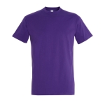 Gepersonaliseerde unisex 100% katoenen T-shirt 190 g/m2 SOL'S Imperial kleur paars tweede weergave