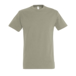 Gepersonaliseerde unisex 100% katoenen T-shirt 190 g/m2 SOL'S Imperial kleur khaki negende weergave