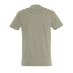 Gepersonaliseerde unisex 100% katoenen T-shirt 190 g/m2 SOL'S Imperial kleur khaki achter aanzicht