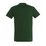 Gepersonaliseerde unisex 100% katoenen T-shirt 190 g/m2 SOL'S Imperial kleur donkergroen achter aanzicht