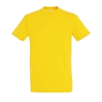 Gepersonaliseerde unisex 100% katoenen T-shirt 190 g/m2 SOL'S Imperial kleur donkergeel