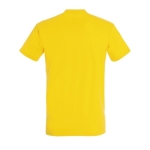 Gepersonaliseerde unisex 100% katoenen T-shirt 190 g/m2 SOL'S Imperial kleur donkergeel achter aanzicht