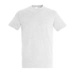 Gepersonaliseerde unisex 100% katoenen T-shirt 190 g/m2 SOL'S Imperial kleur lichtgrijs gemarmerd