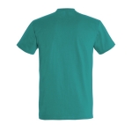Gepersonaliseerde unisex 100% katoenen T-shirt 190 g/m2 SOL'S Imperial kleur smaragdgroen  achter aanzicht