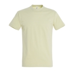 Gepersonaliseerde unisex 100% katoenen T-shirt 190 g/m2 SOL'S Imperial kleur lichtgeel achtste weergave