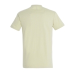 Gepersonaliseerde unisex 100% katoenen T-shirt 190 g/m2 SOL'S Imperial kleur lichtgeel achter aanzicht