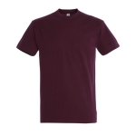 Gepersonaliseerde unisex 100% katoenen T-shirt 190 g/m2 SOL'S Imperial kleur granaat achtste weergave