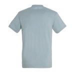 Gepersonaliseerde unisex 100% katoenen T-shirt 190 g/m2 SOL'S Imperial kleur grijsachtig blauw achter aanzicht