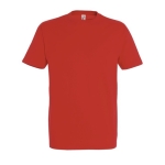 Gepersonaliseerde unisex 100% katoenen T-shirt 190 g/m2 SOL'S Imperial kleur onverzadigd rood tiende weergave