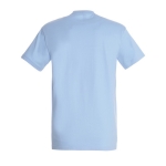 Gepersonaliseerde unisex 100% katoenen T-shirt 190 g/m2 SOL'S Imperial achter aanzicht