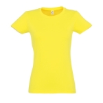 Dames T-shirt gemaakt van 100% katoen 190 g/m2 SOL'S Imperial kleur geel zesde weergave