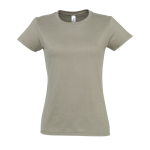 Dames T-shirt gemaakt van 100% katoen 190 g/m2 SOL'S Imperial kleur khaki negende weergave