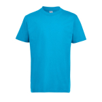 Kinder T-shirt met logo 100% katoen 190 g/m2 SOL'S Imperial kleur cyaan blauw