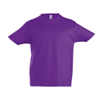 Kinder T-shirt met logo 100% katoen 190 g/m2 SOL'S Imperial kleur paars tweede weergave
