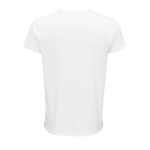 Gepersonaliseerde t-shirts van 150 g/m2 biologisch katoen SOL'S Crusader kleur wit achter aanzicht