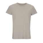 Gepersonaliseerde t-shirts van 150 g/m2 biologisch katoen SOL'S Crusader kleur beige