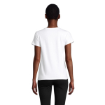 Reclame T-shirt voor dames van 175 g/m2 biologisch katoen SOL'S Pioneer kleur wit derde foto weergave