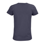 Reclame T-shirt voor dames van 175 g/m2 biologisch katoen SOL'S Pioneer kleur titanium achter aanzicht