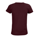 Reclame T-shirt voor dames van 175 g/m2 biologisch katoen SOL'S Pioneer achter aanzicht