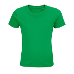 Kinder t-shirt van 100% biologisch katoen 175 g/m2 SOL'S Pioneer kleur groen achtste weergave