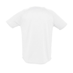 Ademend polyster t-shirt 140 g/m2 SOL'S Sportive kleur wit
