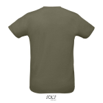Polyester gezeefdrukte sport t-shirt met logo SOL'S Sprint 130 g/m2 achter aanzicht