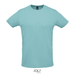 Polyester gezeefdrukte sport t-shirt met logo SOL'S Sprint 130 g/m2
