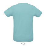 Polyester gezeefdrukte sport t-shirt met logo SOL'S Sprint 130 g/m2 achter aanzicht