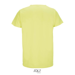 Polyester gezeefdrukte sport t-shirt met logo SOL'S Sprint 130 g/m2 achter aanzicht
