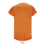 Polyester gezeefdrukte sport t-shirt met logo SOL'S Sprint 130 g/m2 achter aanzicht