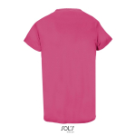 Polyester gezeefdrukte sport t-shirt met logo SOL'S Sprint 130 g/m2 achter aanzicht