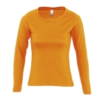 Katoenen T-shirts met lange mouwen voor dames, 150 g/m2 SOL'S Majestic