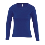 Katoenen T-shirts met lange mouwen voor dames, 150 g/m2 SOL'S Majestic