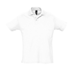 Polo bedrukken van 100% biologisch katoen 170 g/m2 SOL'S Planet Men kleur wit negende weergave