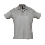 Polo bedrukken van 100% biologisch katoen 170 g/m2 SOL'S Planet Men kleur grijs