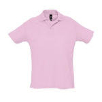Polo bedrukken van 100% biologisch katoen 170 g/m2 SOL'S Planet Men kleur roze