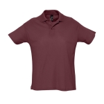 Polo bedrukken van 100% biologisch katoen 170 g/m2 SOL'S Planet Men kleur granaat achtste weergave
