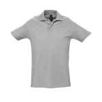 Hoge kwaliteit polo's laten bedrukken 210 g/m2 katoen SOL'S Spring kleur grijs