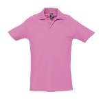 Hoge kwaliteit polo's laten bedrukken 210 g/m2 katoen SOL'S Spring kleur roze