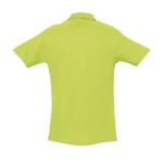 Hoge kwaliteit polo's laten bedrukken 210 g/m2 katoen SOL'S Spring kleur lichtgroen achter aanzicht
