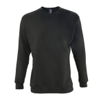 Sweatshirt met zeefdruk van 280 g/m2 katoen en polyester SOL'S New Supreme kleur donker bruin zesde weergave