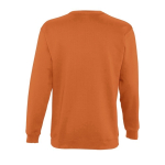 Sweatshirt met zeefdruk van 280 g/m2 katoen en polyester SOL'S New Supreme achter aanzicht
