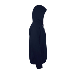Sweatshirt met capuchon van katoen en polyester 280 g/m2 SOL'S Snake kleur donkerblauw weergave met bedrukking