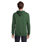 Sweatshirt met capuchon van katoen en polyester 280 g/m2 SOL'S Snake kleur donkergroen derde foto weergave