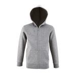 Kinder sweatshirt van katoen en polyester 260 g/m2 SOL'S Stone Kids kleur lichtgrijs