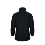 Polarfleece jas voor kinderen van polyester 300 g/m2 SOL'S North kleur zwart achter aanzicht